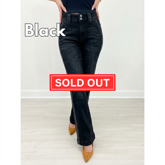 Dornella Avery Tailored Denim Trousers