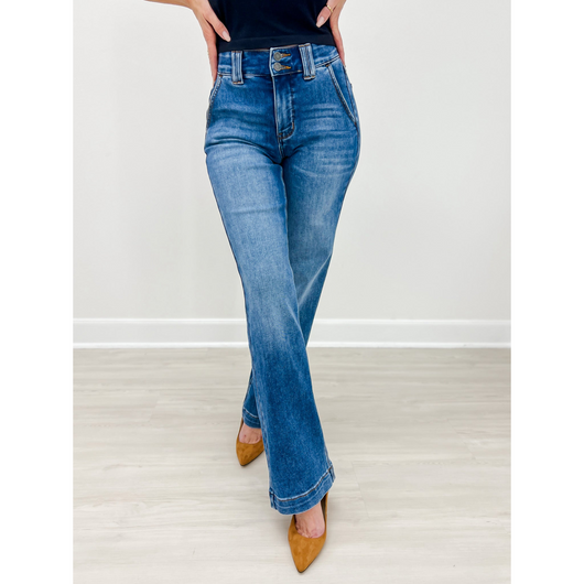 Dornella Avery Tailored Denim Trousers
